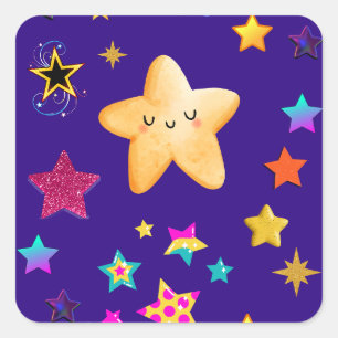 starts square sticker