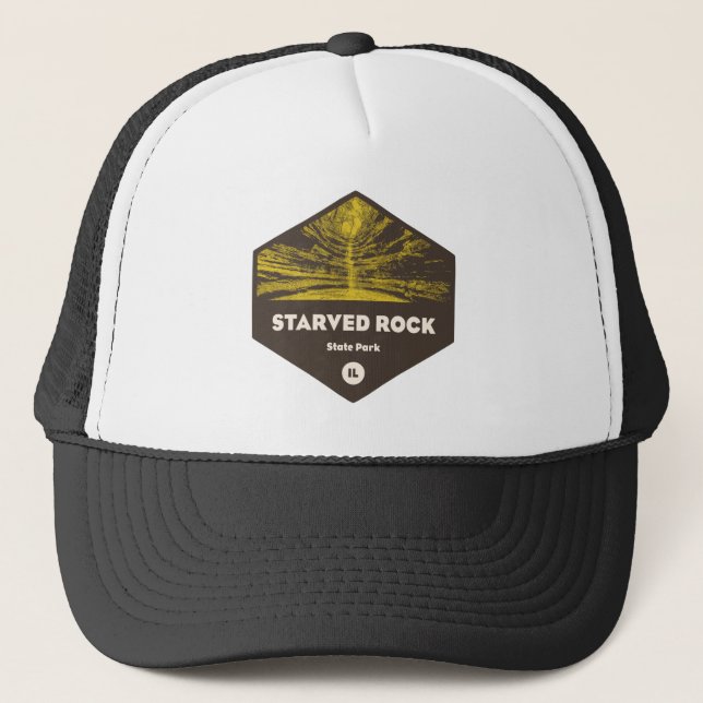 Starved Rock State Park Illinois Trucker Hat (Front)