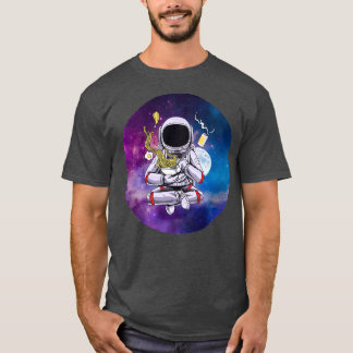 Starving Astronaut in Outer Space T-Shirt