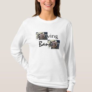 Starving Banker In White T-Shirt
