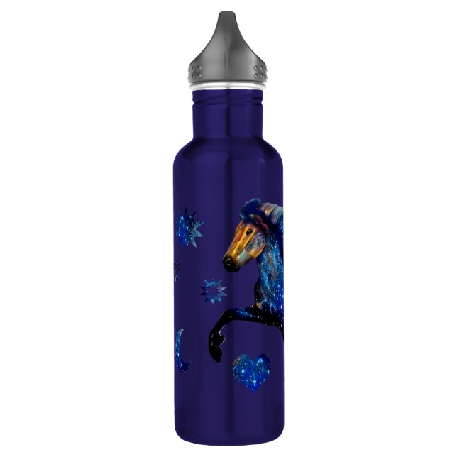 Stary Night Charismatic Tolting Icelandic horse 710 Ml Water Bottle (Left)