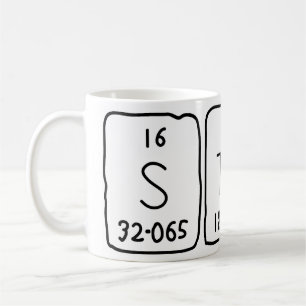Stas periodic table name mug
