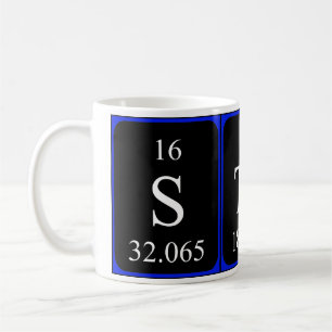 Stas periodic table name mug