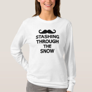 Stashing through the snow T-Shirt