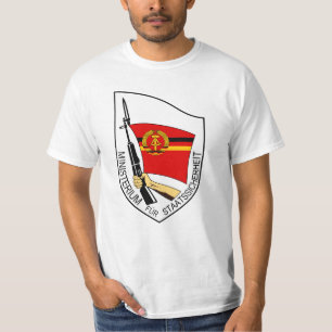 Stasi Ministry for State Security - GDR DDR Emblem T-Shirt