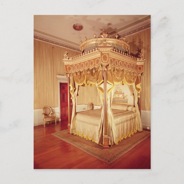 State Bed Chamber at Osterley Park Postcard (Front)