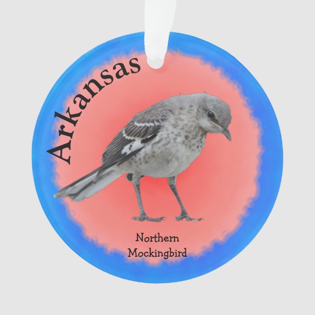 State bird of Arkansas Ornament (Front)