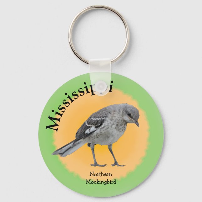 State Bird of Mississippi Key Ring (Front)