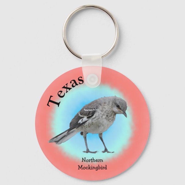 State Bird of Texas Key Ring (Front)