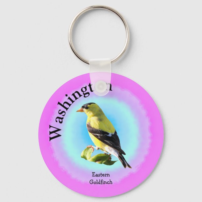 State Bird of Washington Key Ring (Front)
