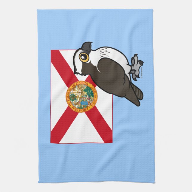 State Birdorable of Florida Tea Towel (Vertical)