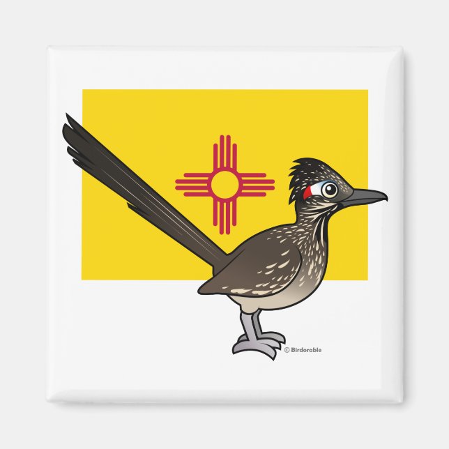 State Birdorable of New Mexico: Roadrunner Magnet (Front)