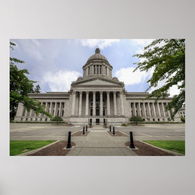 State Capital in Olympia Washington Poster (Front)