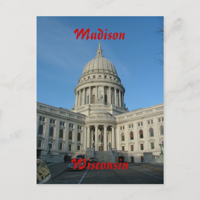 State Capitol - Madison Postcard (Front)