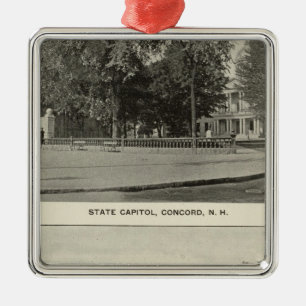 State Capitol, NH State Bldg, Columbian Exposition Metal Tree Decoration