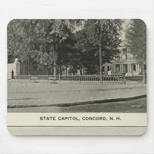 State Capitol, NH State Bldg, Columbian Exposition Mouse Pad (Front)