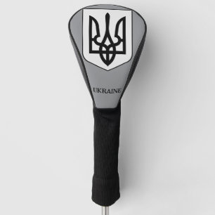 State Coat of Arms of Ukraine Minimalist Art Golf Head Cover