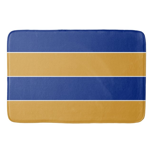 State Flag Colours of Massachusetts Bath Mat (Front)