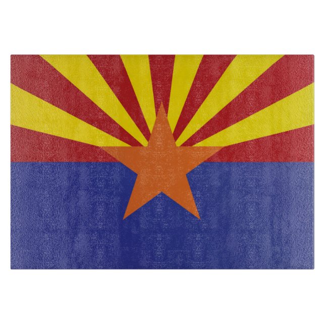 State Flag of Arizona, USA Cutting Board (Front)
