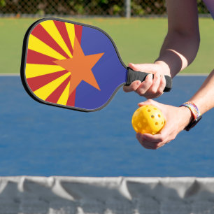State Flag of Arizona, USA Pickleball Paddle