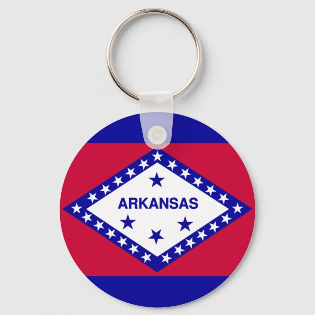 State Flag of Arkansas Key Ring (Front)