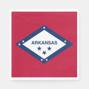 State Flag of Arkansas Napkin