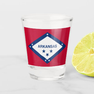 State Flag of Arkansas Shot Glass