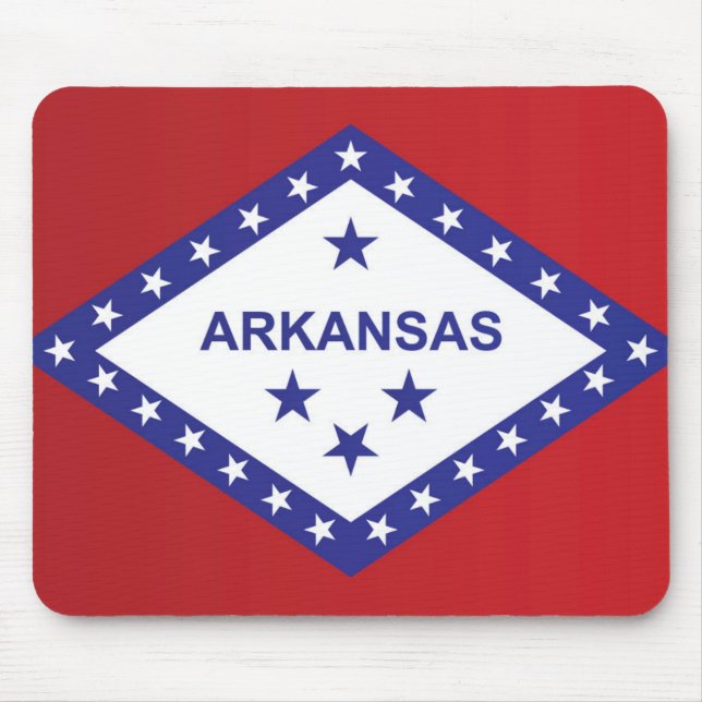 State Flag of Arkansas, USA Mouse Pad (Front)