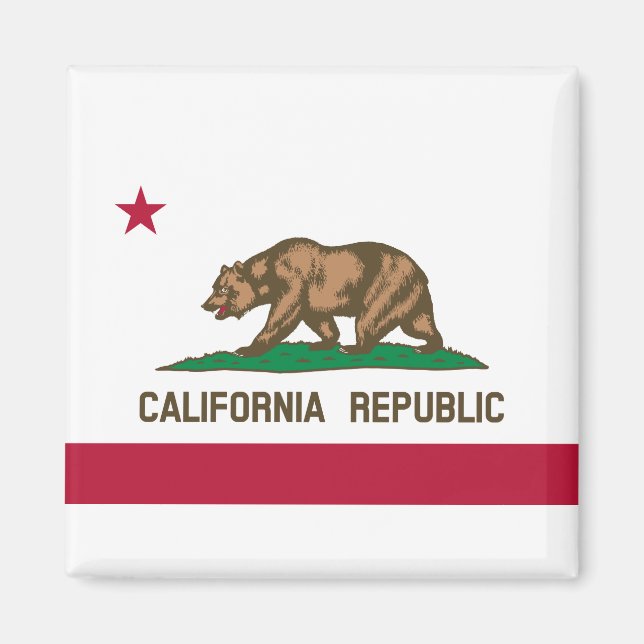 State Flag of California Magnet (Front)
