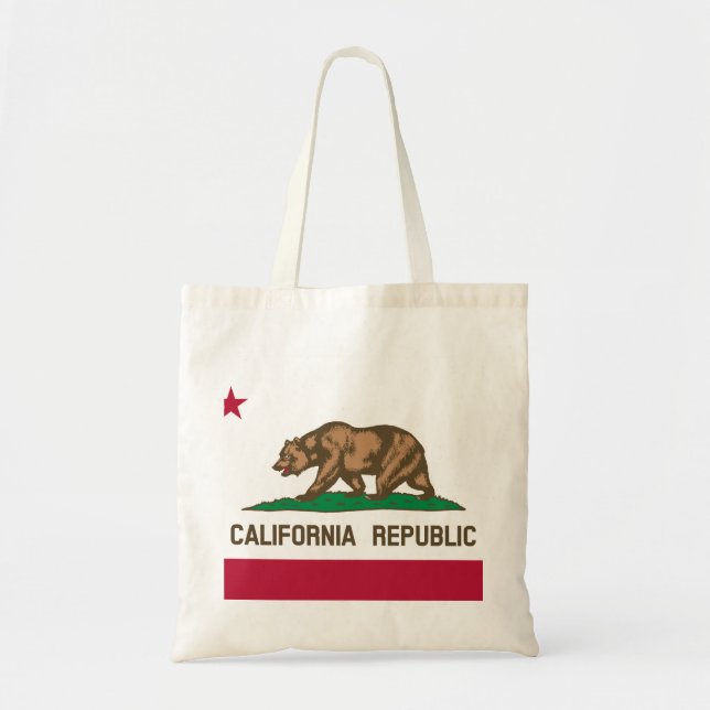 State Flag of California Tote Bag (Front)