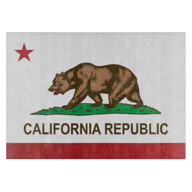 State Flag of California, USA Cutting Board (Front)