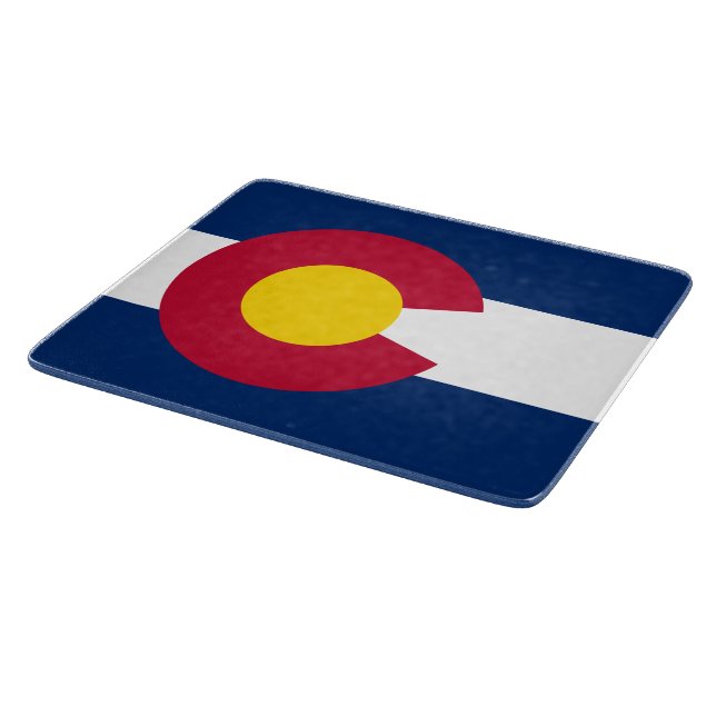 State Flag of Colorado Cutting Board (Corner)