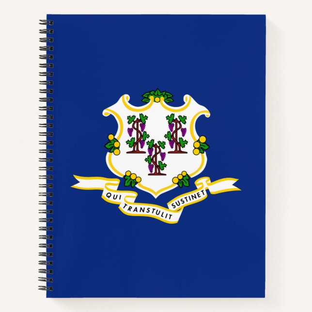 State Flag of Connecticut Notebook (Front)