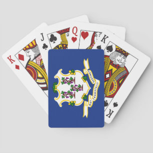 State Flag of Connecticut Playing Cards
