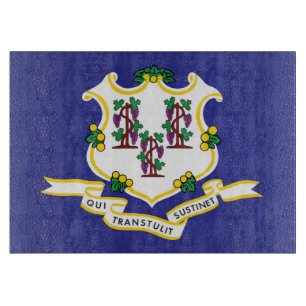 State Flag of Connecticut, USA Cutting Board