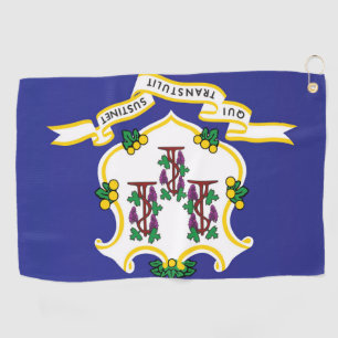 State Flag of Connecticut, USA Golf Towel