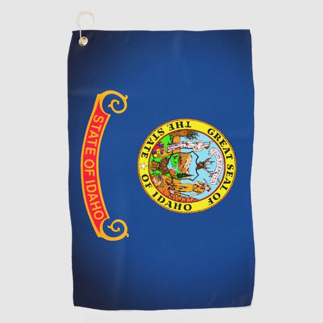 State Flag of Idaho Golf Towel (Front)