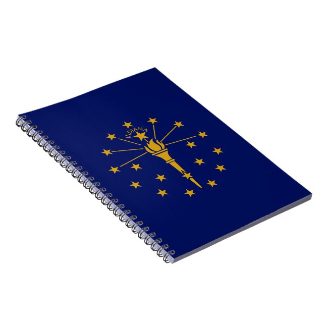 State Flag of Indiana Notebook (Right Side)