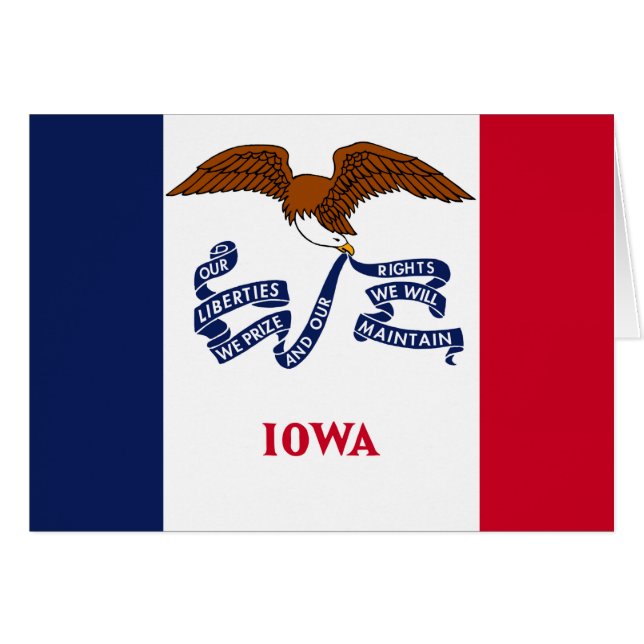 State Flag of Iowa (Front Horizontal)