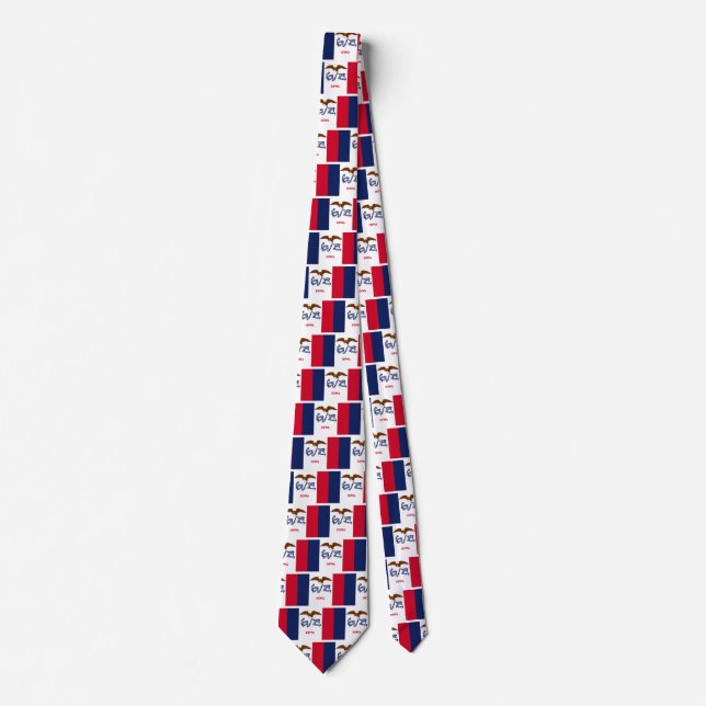 State Flag of Iowa Tie (Front)