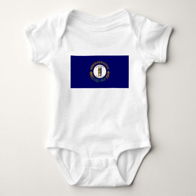 State Flag of Kentucky Baby Bodysuit (Front)