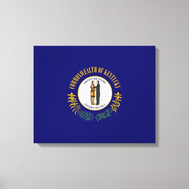State Flag of Kentucky Canvas Print (Front)