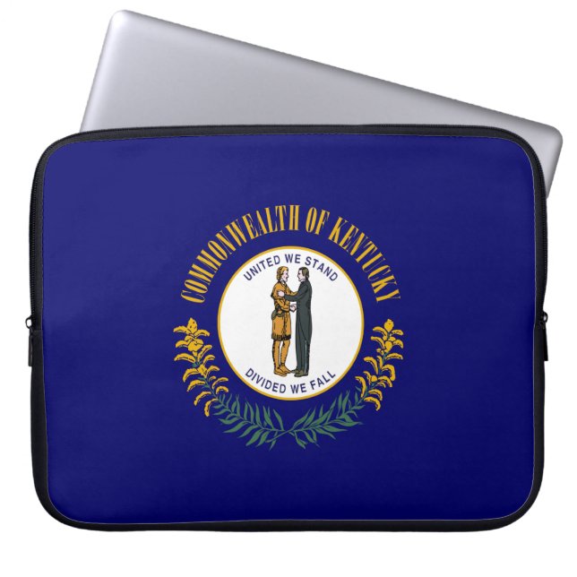 State Flag of Kentucky Laptop Sleeve (Front)