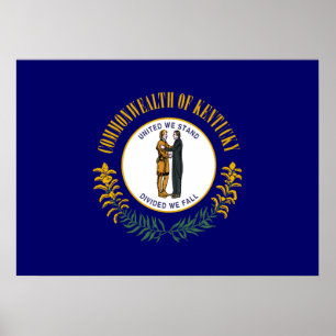 State Flag of Kentucky Poster