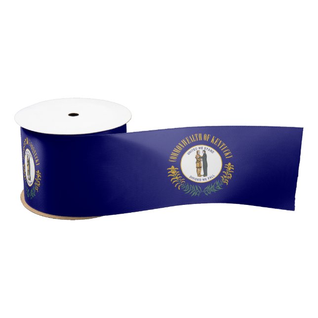 State Flag of Kentucky Satin Ribbon (Spool)