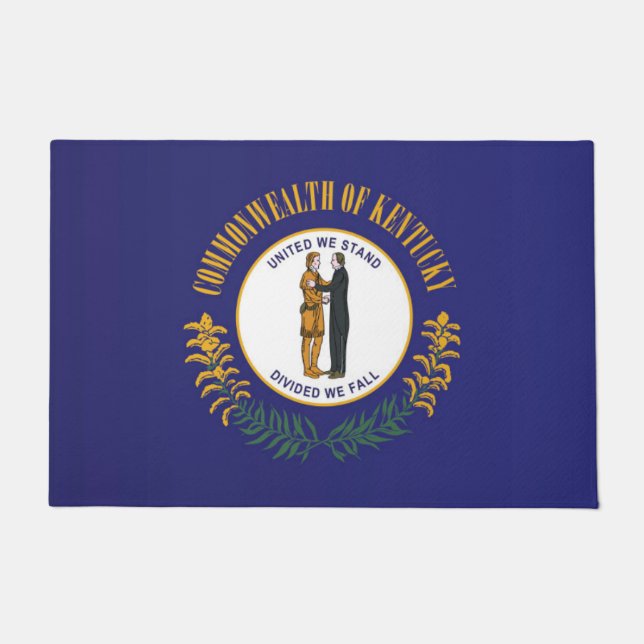 State Flag of Kentucky, USA Doormat (Front)