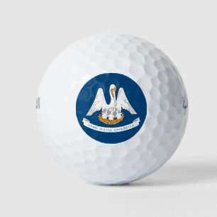State Flag of Louisiana Golf Balls