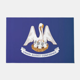 State Flag of Louisiana, USA Doormat