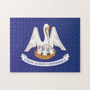State Flag of Louisiana, USA Jigsaw Puzzle