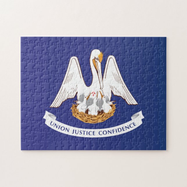 State Flag of Louisiana, USA Jigsaw Puzzle (Horizontal)